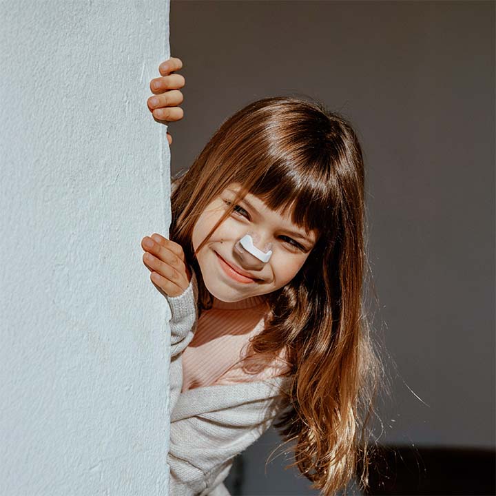 רצועות לאף לילדים לנשימה